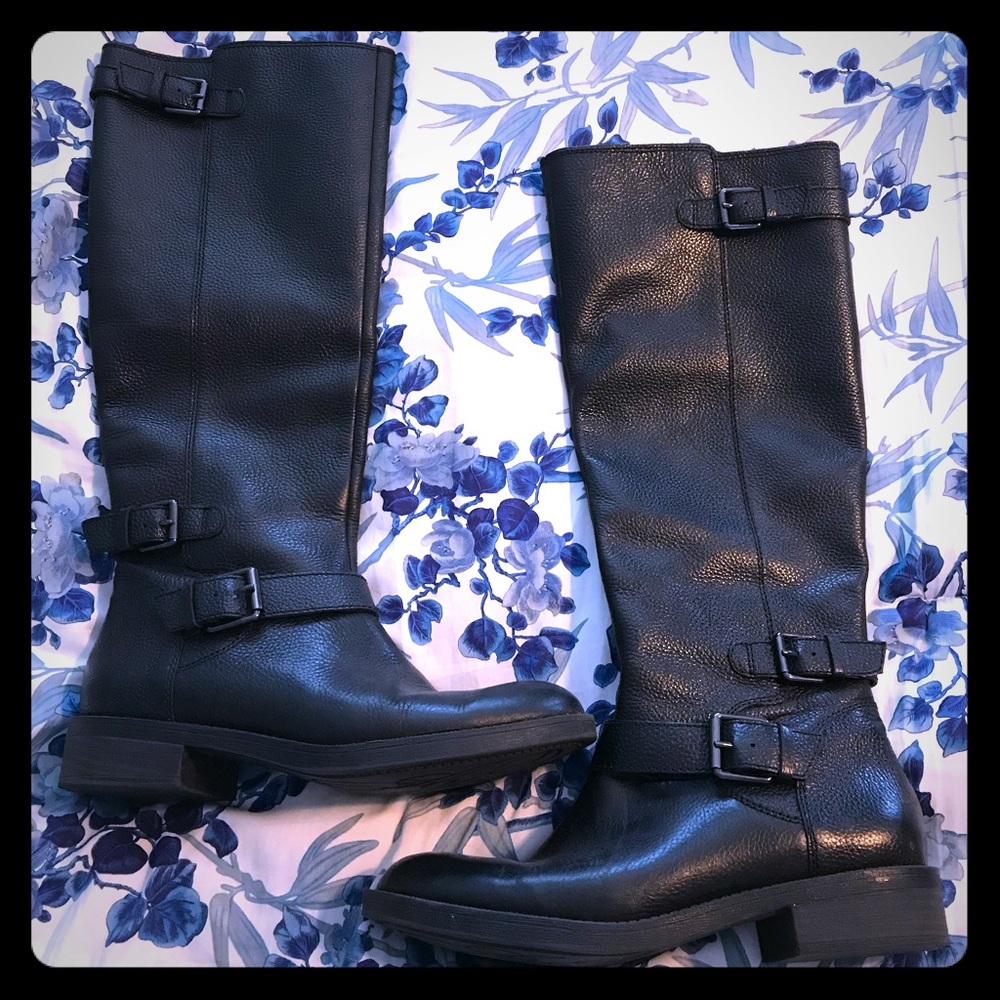 Enzo Angiolini tall black boots